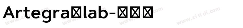 ArtegraSlab字体转换