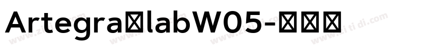 ArtegraSlabW05字体转换