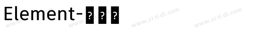 Element字体转换