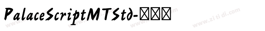 PalaceScriptMTStd字体转换