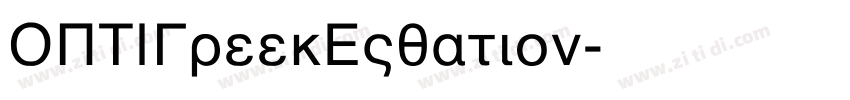 OPTIGreekEquation字体转换