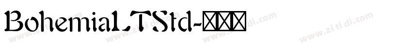 BohemiaLTStd字体转换