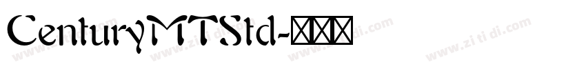 CenturyMTStd字体转换