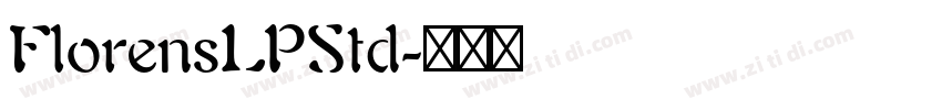 FlorensLPStd字体转换
