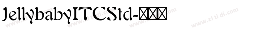 JellybabyITCStd字体转换