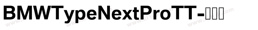 BMWTypeNextProTT字体转换