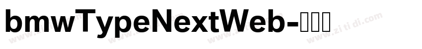 bmwTypeNextWeb字体转换