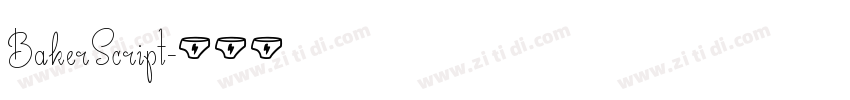 BakerScript字体转换