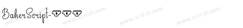 BakerScript字体转换