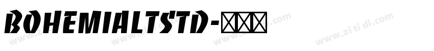 BohemiaLTStd字体转换
