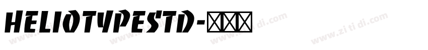 HeliotypeStd字体转换