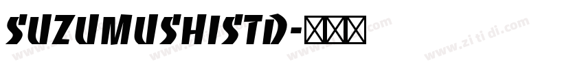 SuzumushiStd字体转换