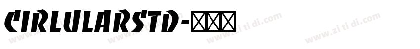 cirlularStd字体转换