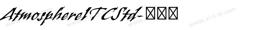 AtmosphereITCStd字体转换