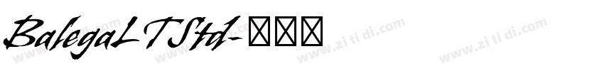 BalegaLTStd字体转换