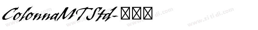 ColonnaMTStd字体转换