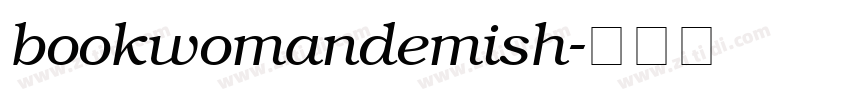 bookwomandemish字体转换