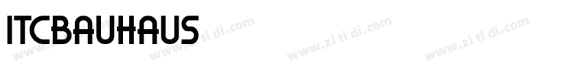 ITCBauhaus字体转换