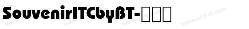 SouvenirITCbyBT字体转换