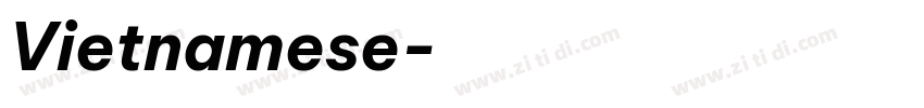 Vietnamese字体转换