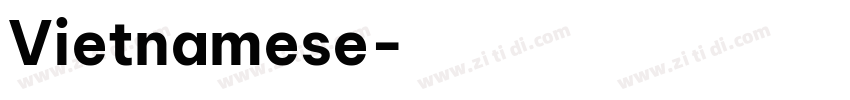 Vietnamese字体转换