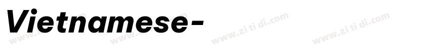 Vietnamese字体转换