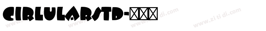 cirlularStd字体转换