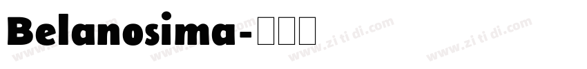 Belanosima字体转换