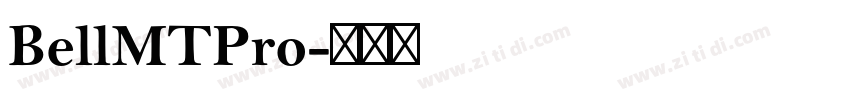 BellMTPro字体转换