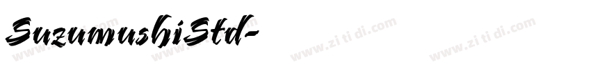 SuzumushiStd字体转换