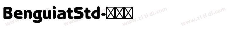 BenguiatStd字体转换