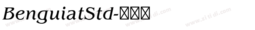 BenguiatStd字体转换