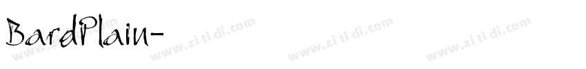 BardPlain字体转换