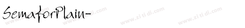 SemaforPlain字体转换