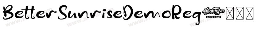 BetterSunriseDemoReg字体转换
