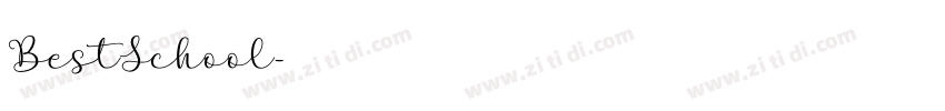 BestSchool字体转换