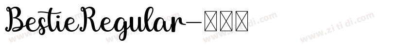 BestieRegular字体转换