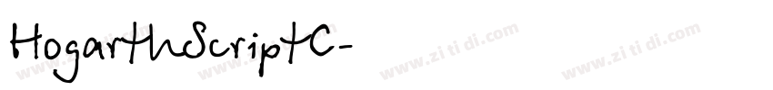 HogarthScriptC字体转换