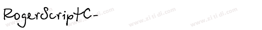 RogerScriptC字体转换