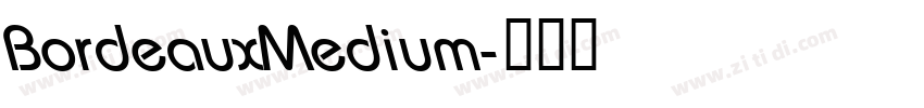 BordeauxMedium字体转换