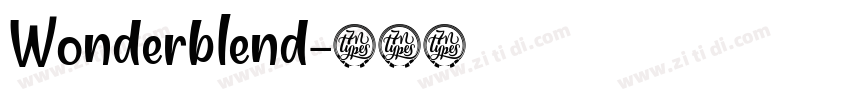 Wonderblend字体转换