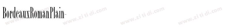 BordeauxRomanPlain字体转换