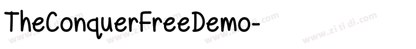 TheConquerFreeDemo字体转换