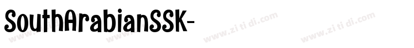 SouthArabianSSK字体转换