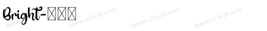 Bright字体转换