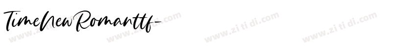 TimeNewRomanttf字体转换