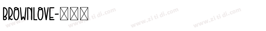 BrownLove字体转换