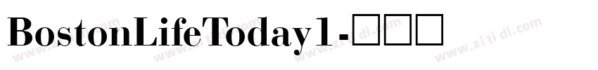 BostonLifeToday1字体转换