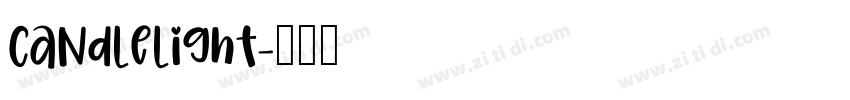 candlelight字体转换