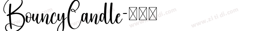 BouncyCandle字体转换